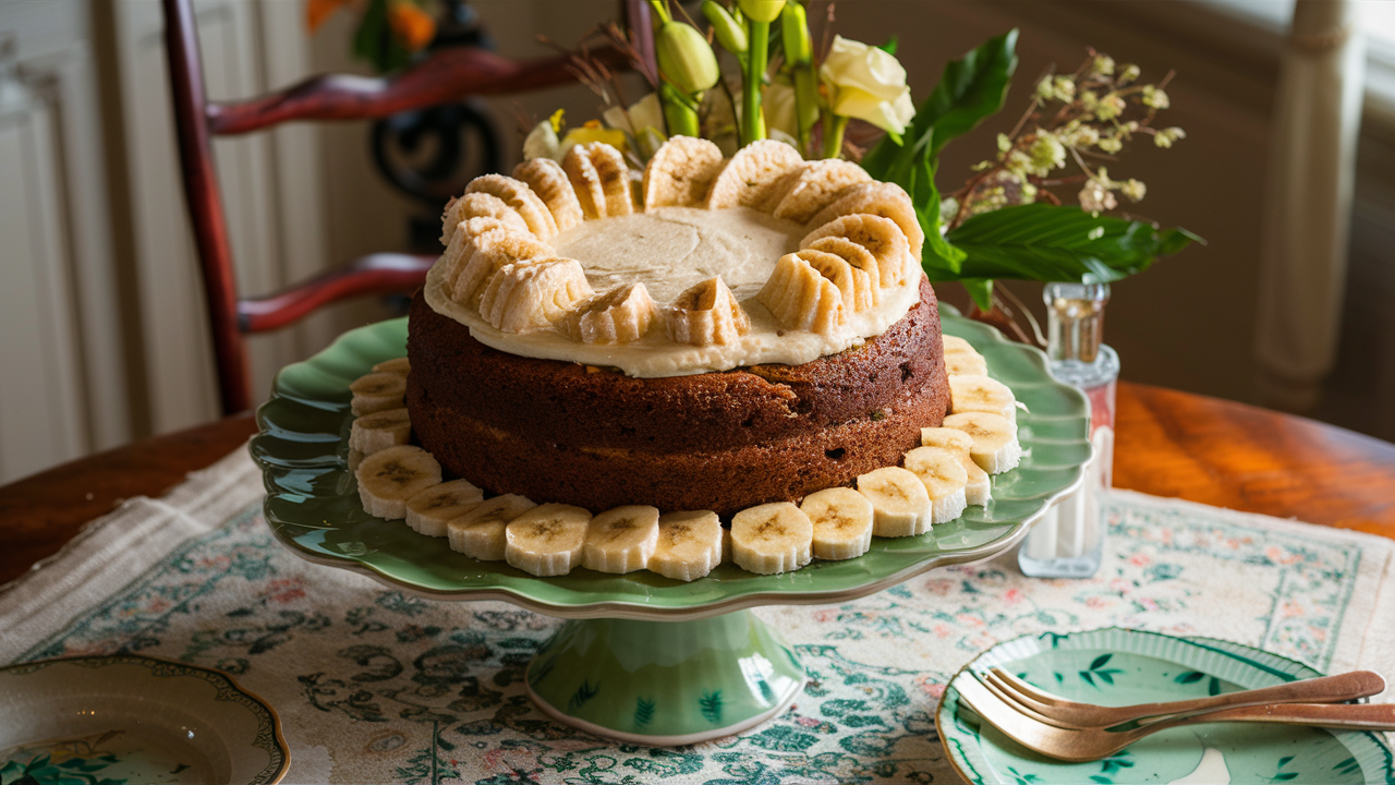 Bolo de Banana Caramelado Sem Igual